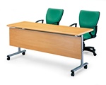 MY-1860-2567 木紋色掀合式會議桌 